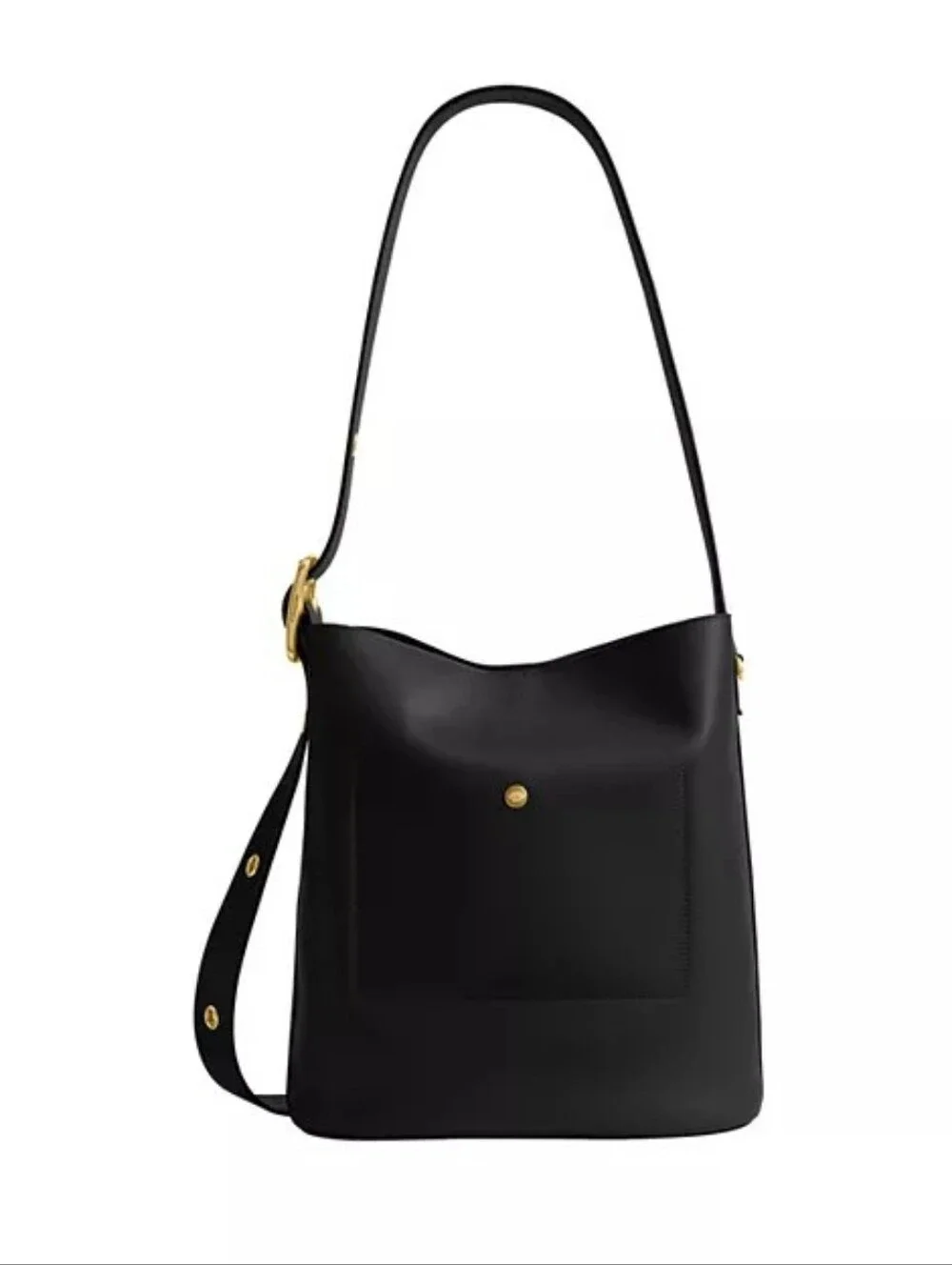 COACHBleecker Leather Bucket Bag-Black NWT Authentic